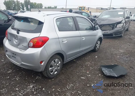 2015 Mitsubishi Mirage De/Rf from USA, damaged, VIN ML32A3HJ5FH031441
